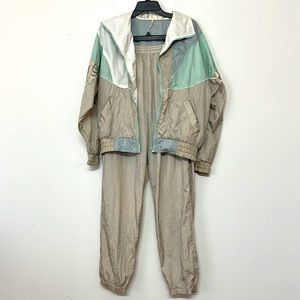 🌞 Athletic Works vintage matching 2 piece track suit includes pants & jacket M